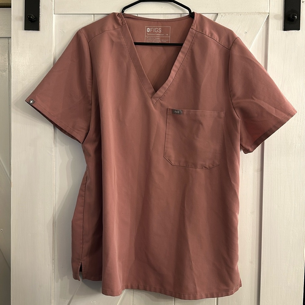 FIGS Mineral mauve scrub top - Catarina XL